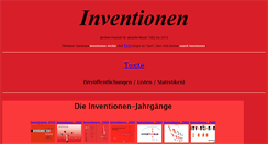 Desktop Screenshot of inventionen.de