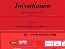 Tablet Screenshot of inventionen.de